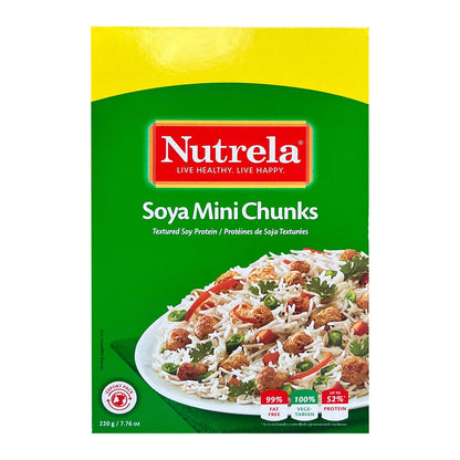 Nutrela Soya Mini Chunks (Pack of 5 x 220g each)