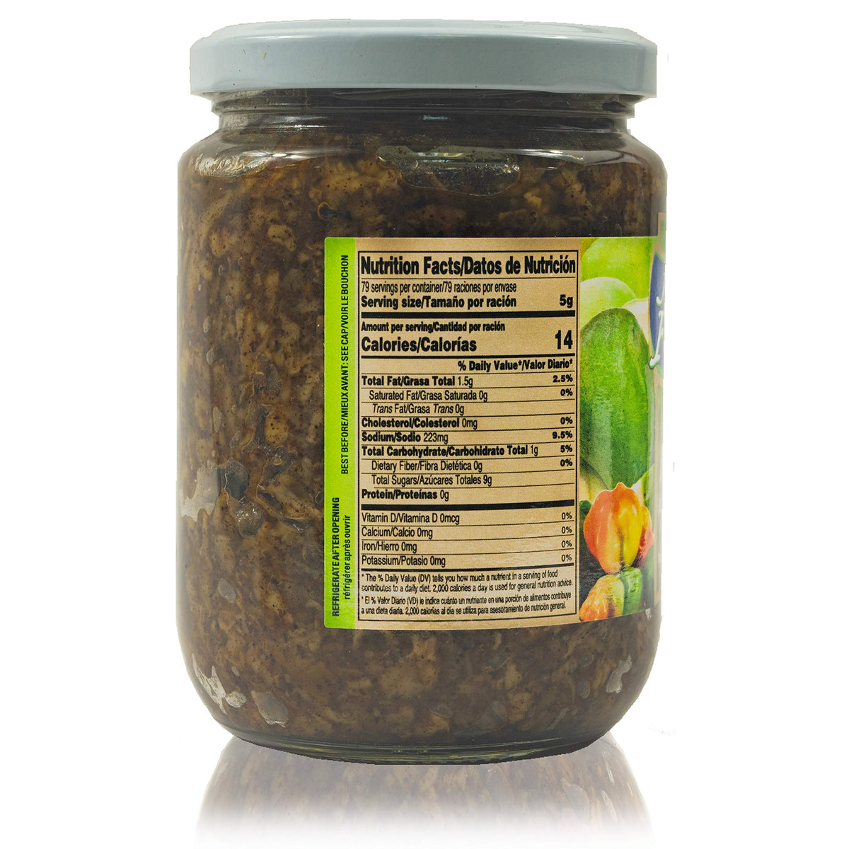 Spicy Mango Chutney Relish 13 Oz (Mango Kuchela) | Trinidad Speciality | Perfect Condiment To Sandwiches And Sides