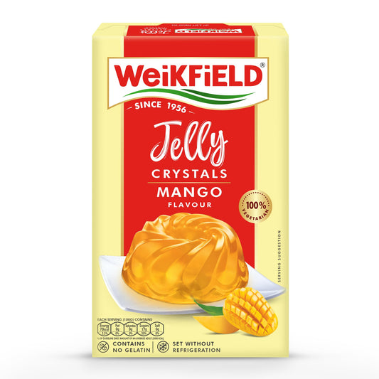 WeiKFiELD Jelly Crystals, Mango, 90g Carton