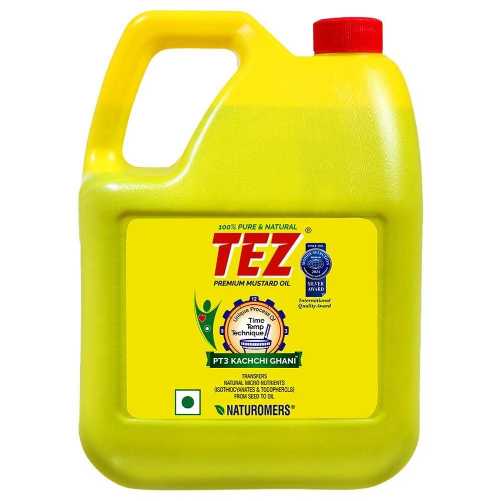 TEZ, Pungent Mustard Oil, 4732 Milliliter(mL)