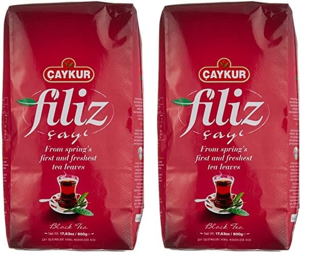 Caykur Black Tea, Filiz, 17.6 Ounce (Pack of 2)