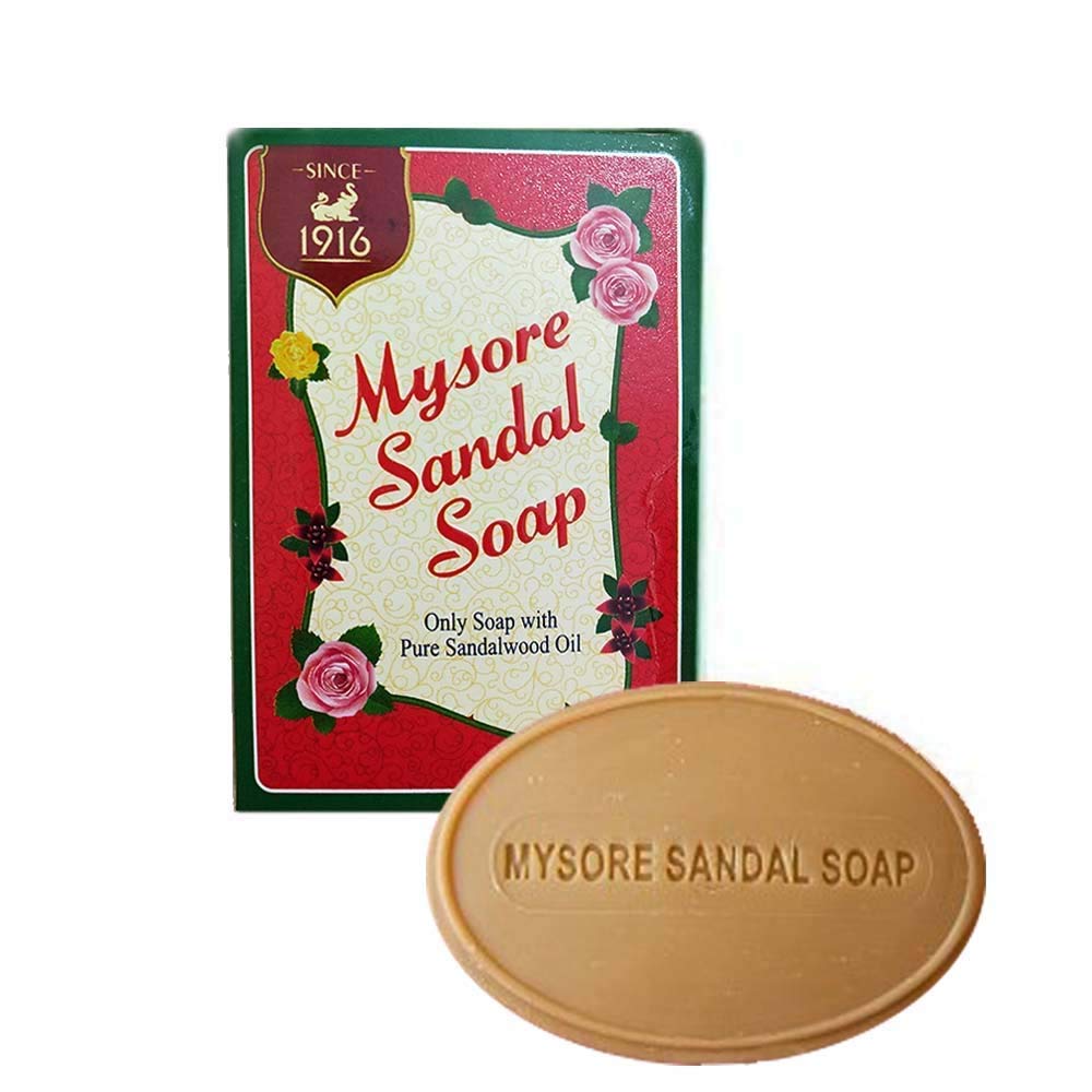 Mysore Sandal Soaps Pack of 4 (75 gr. Bars)