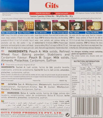 Gits Rasmalai dry mix 150 gms