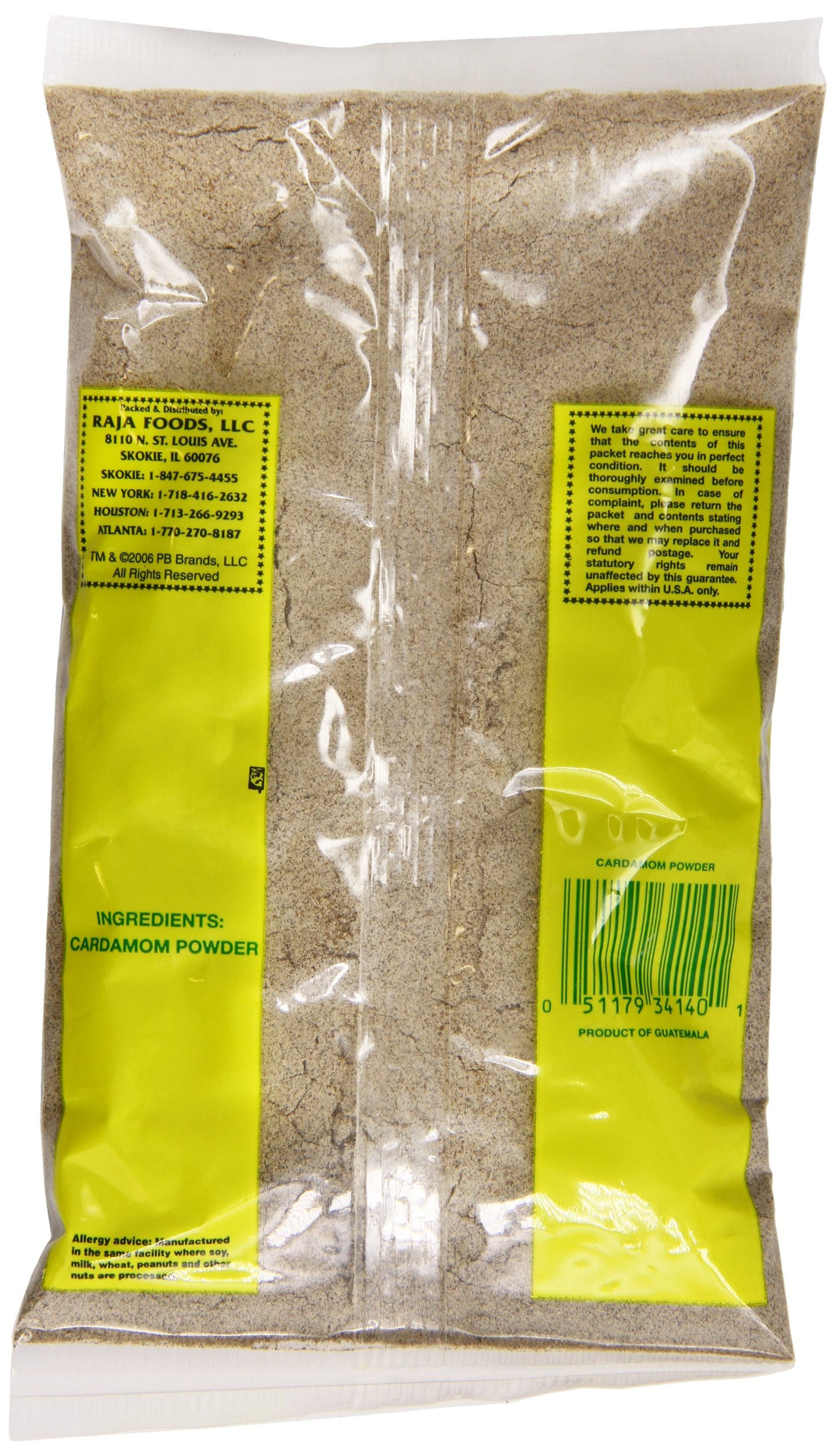 Swad Cardamom Powder 3.5 Oz - Food / Masala / Dal