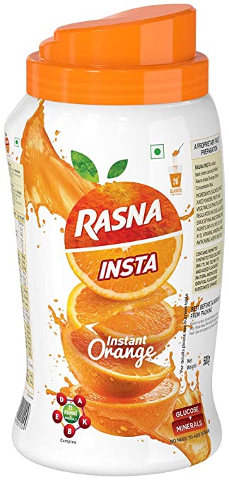Rasna Orange Powder 500 gms - Drink Mix