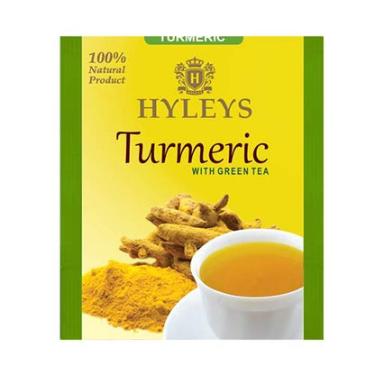 Hyleys Turmeric with Green Tea - 25 Tea Bags (12 Pack - 300 Tea Bags)