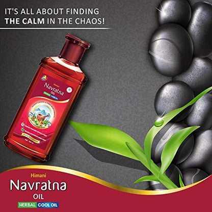 Emami / Himani Navratna Ayurvedic Herbal Hair (MultiPurpose) Oil 500ml by Navratna Hair Oil - Thanda Thanda Cool Cool