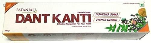 Patanjali Dant Kanti Dental Natural Cream -200g Pack of 3 - Bath & Shower