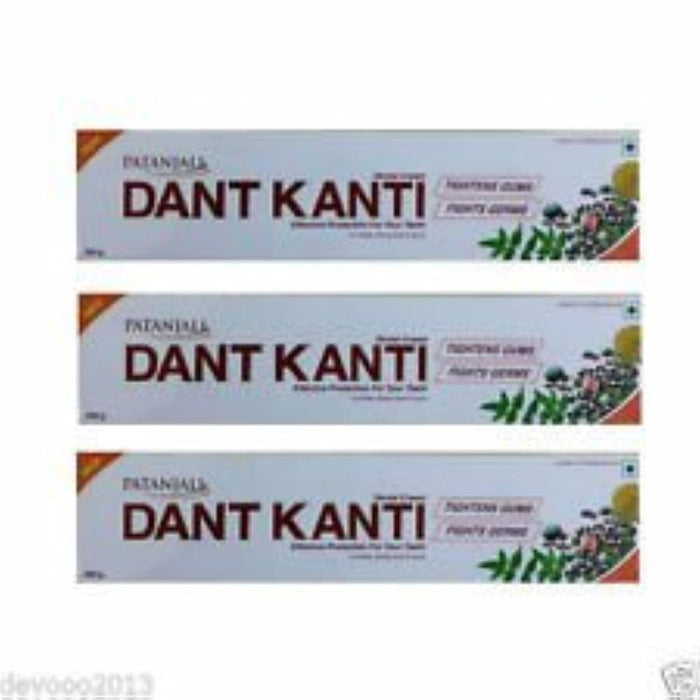 Patanjali Dant Kanti Dental Natural Cream -200g Pack of 3