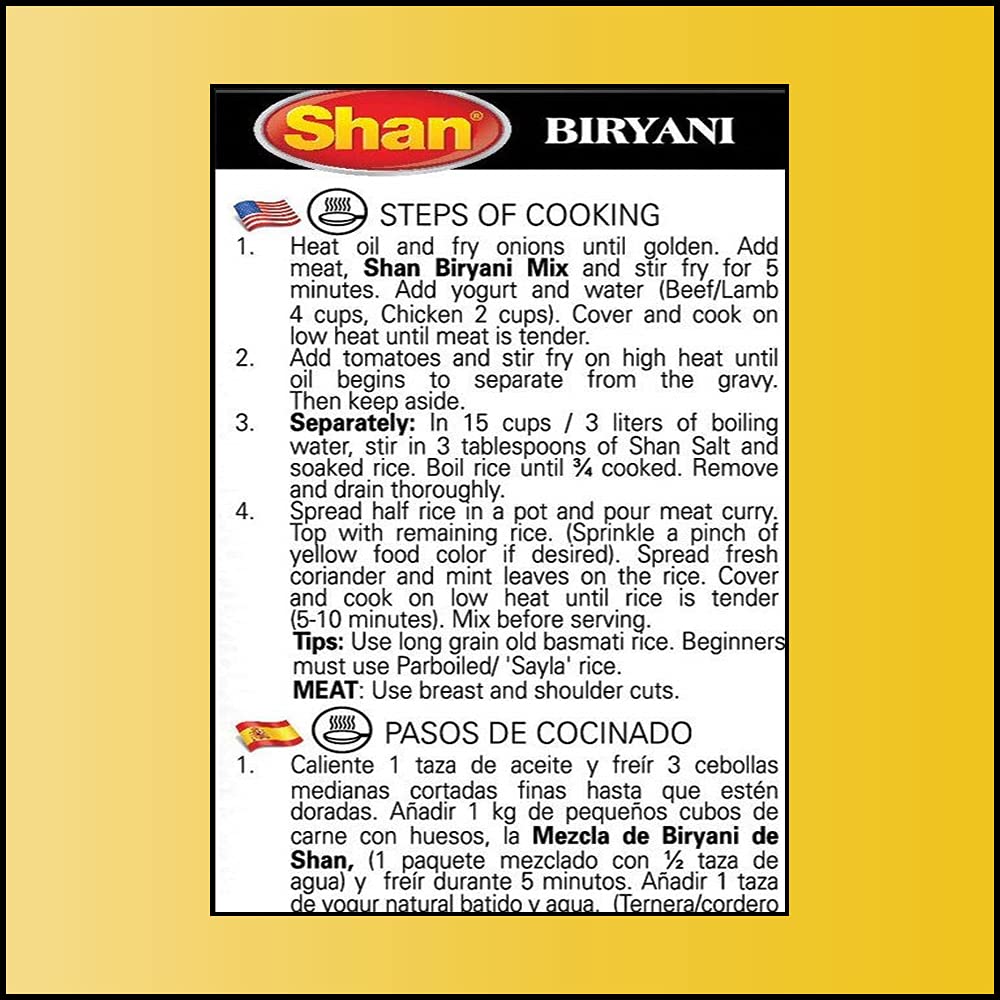 Shan Seasoning Mix -biryani 50 gms - Shan Masala