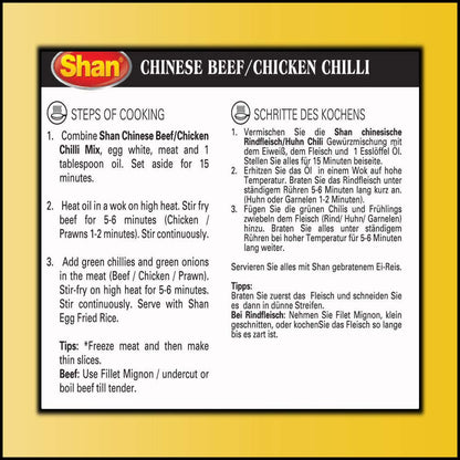Shan Chinese Beef/Chicken Chilli Oriental Seasoning Mix 1.76 oz (50g) - Spice Powder for Stir Fried Spicy Meat (1.76 Ounce (Pack of 1))