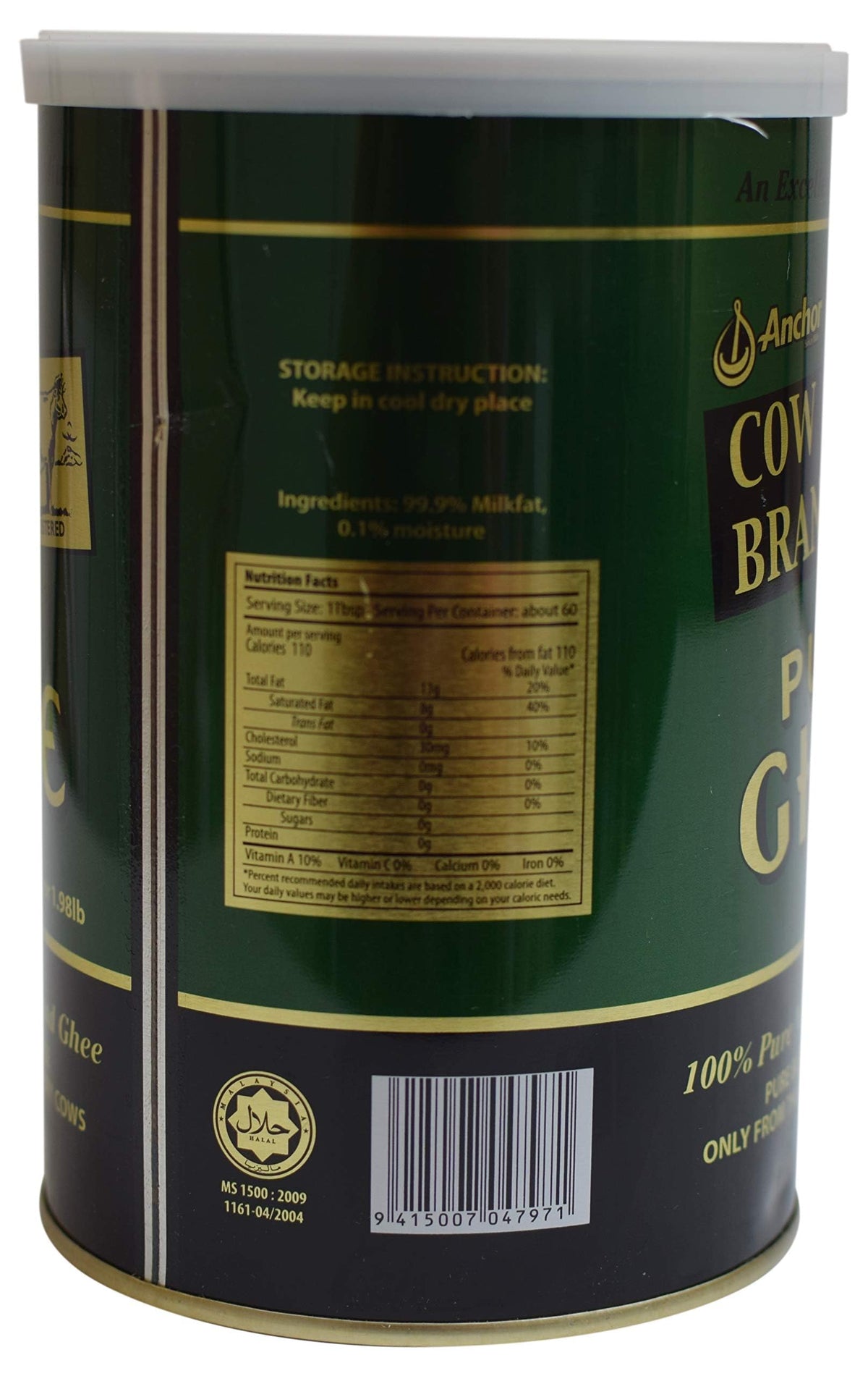 Anchor Cow Brand Pure Ghee 900g (1.98 lbs)