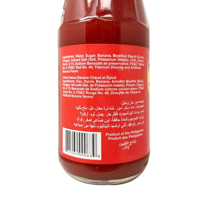 Jufran Banana Sauce - Hot 19.76oz