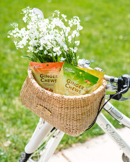 Prince of Peace Ginger Chews With Mango, 4 oz. Candied Ginger Mango Candy Mango Ginger Chews Natural Candy Ginger Candy