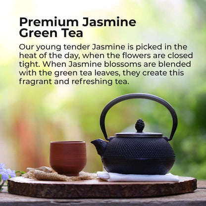 Prince of Peace Premium Jasmine Green Tea, 100 Tea Bags Premium Green Tea Bags Prince of Peace 100 Pack of Tea Bags Jasmine Tea Premium Tea Jasmine Green Tea