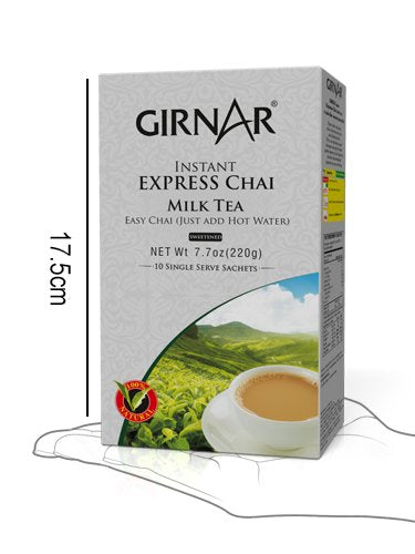 Girnar Instant Chai Express Premix, 10 Sachet Pack.