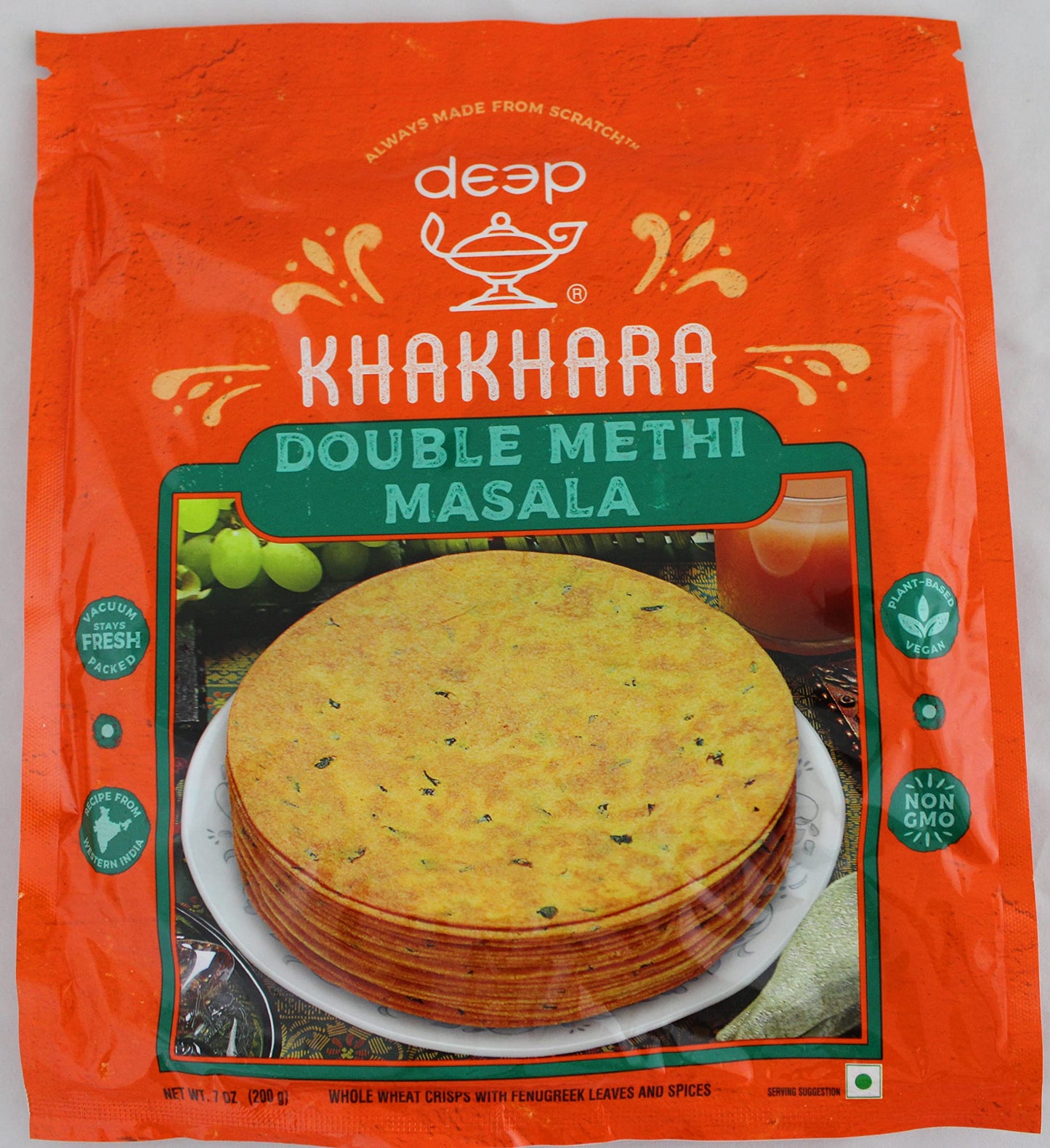 Deep Khakhra- Double Methi Masala 200 gms