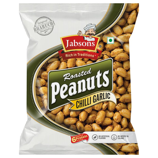 Jabsons Roasted Peanuts- Chilli Garlic 140 gms