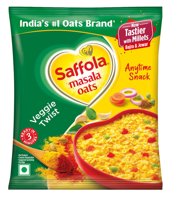 Saffola Masala Oats Veggy Twist 38 gms