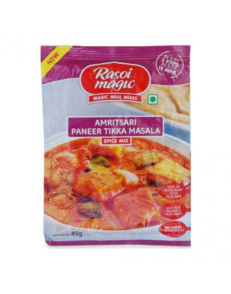Rasoi Magic Amritsari Paneer Tikka Masala Spice Mix 45Gm (Pack Of 3)