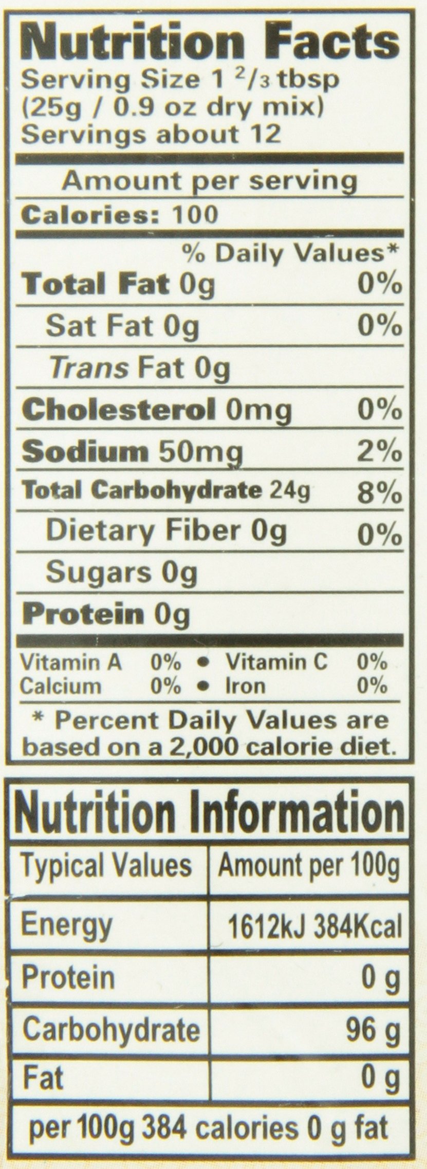 Laziza Mango Custard Powder, 300-Gram Boxes (Pack of 6)