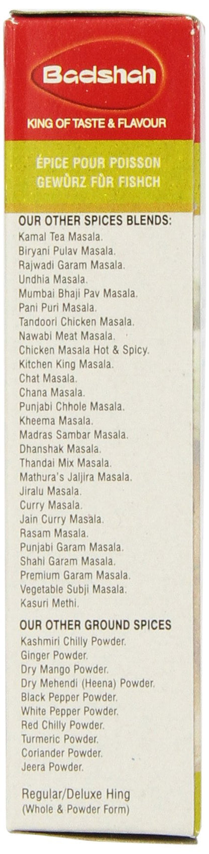 Badshah Masala, Fish, 3.5-Ounce Box (Pack of 12)