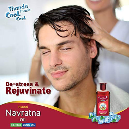 Emami / Himani Navratna Ayurvedic Herbal Hair (MultiPurpose) Oil 500ml by Navratna Hair Oil - Thanda Thanda Cool Cool