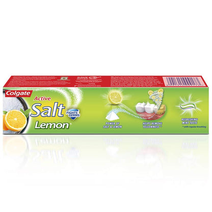 Colgate Active Lemon & Salt Healthy White Toothpaste - 200 g