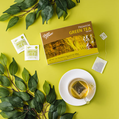 Prince of Peace Premium Green Tea, 100 Tea Bags Premium Green Tea Bags Prince of Peace Green Tea Bags Green Tea Prince of Peace Green Tea Bags 100 Pack of Tea Bags