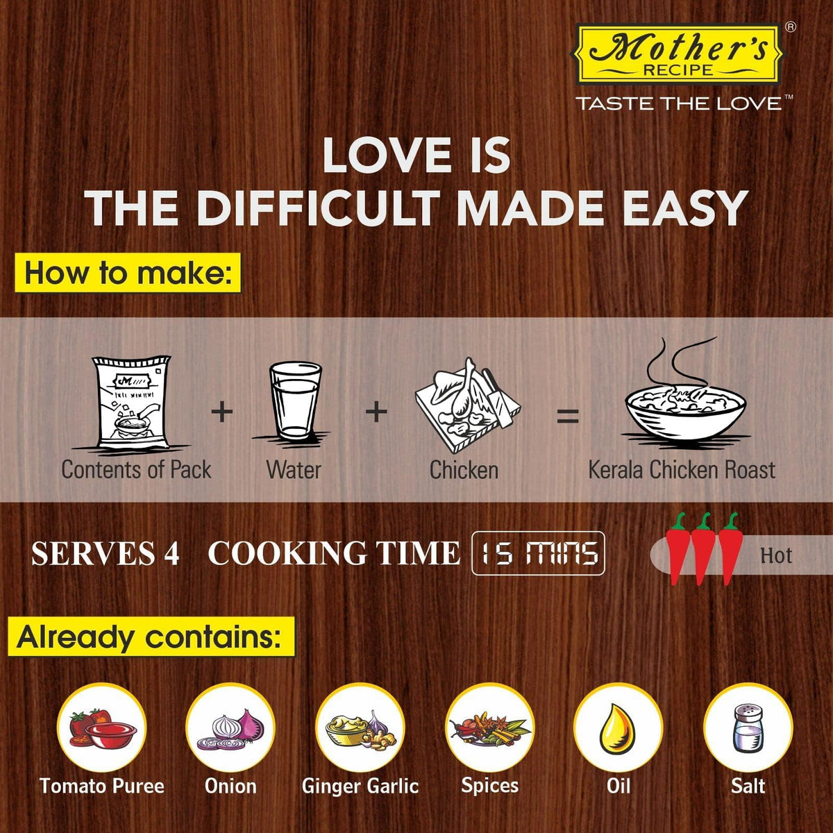 Mothers Recipe Kerala Chicken Roast Pouch, 100 g