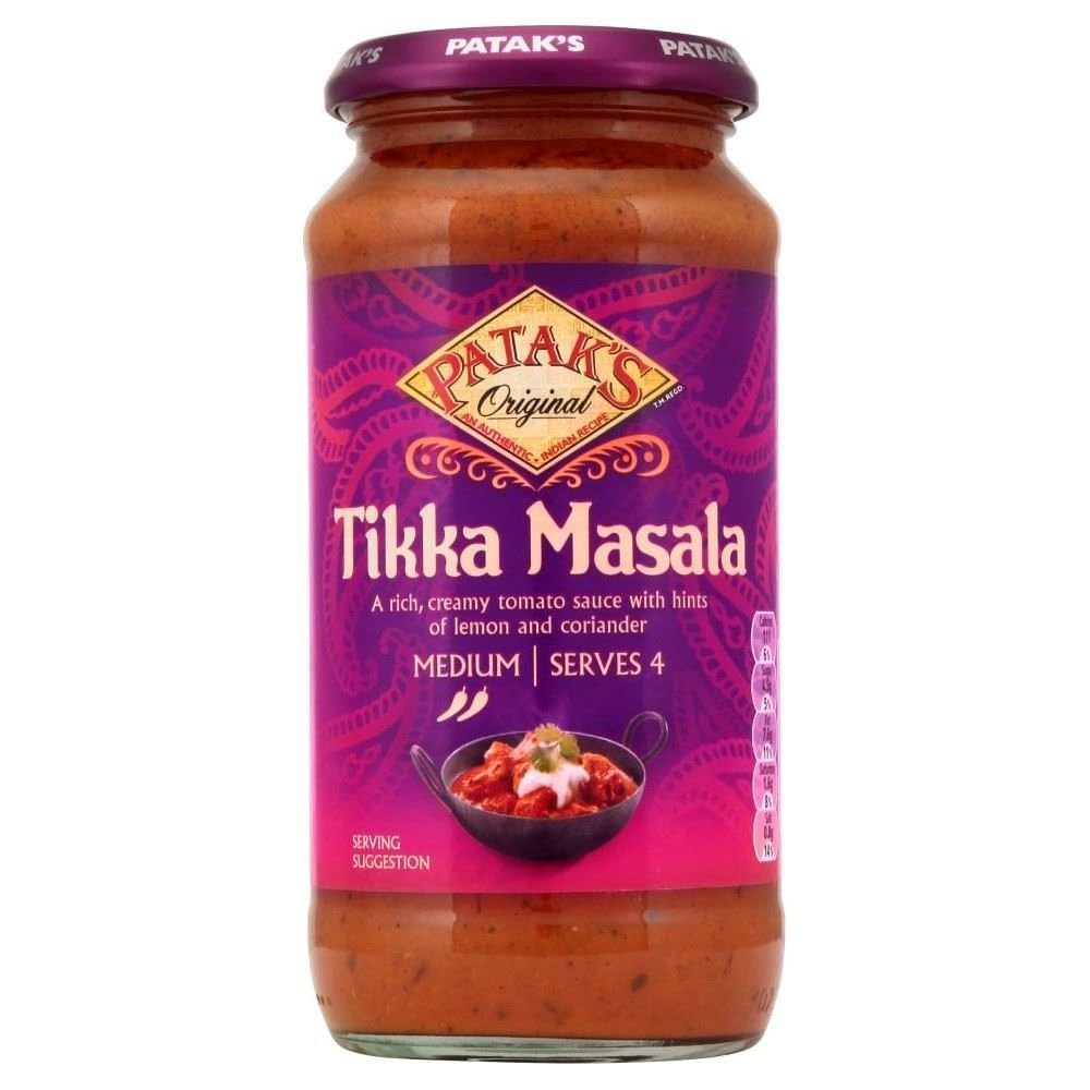 Patak's Tikka Masala Medium Sauce (450g) - Pack of 6