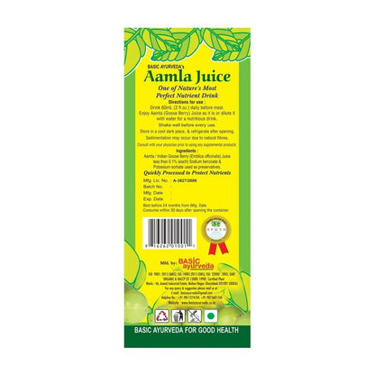 Basic Ayurveda Gooseberry Juice 480mL
