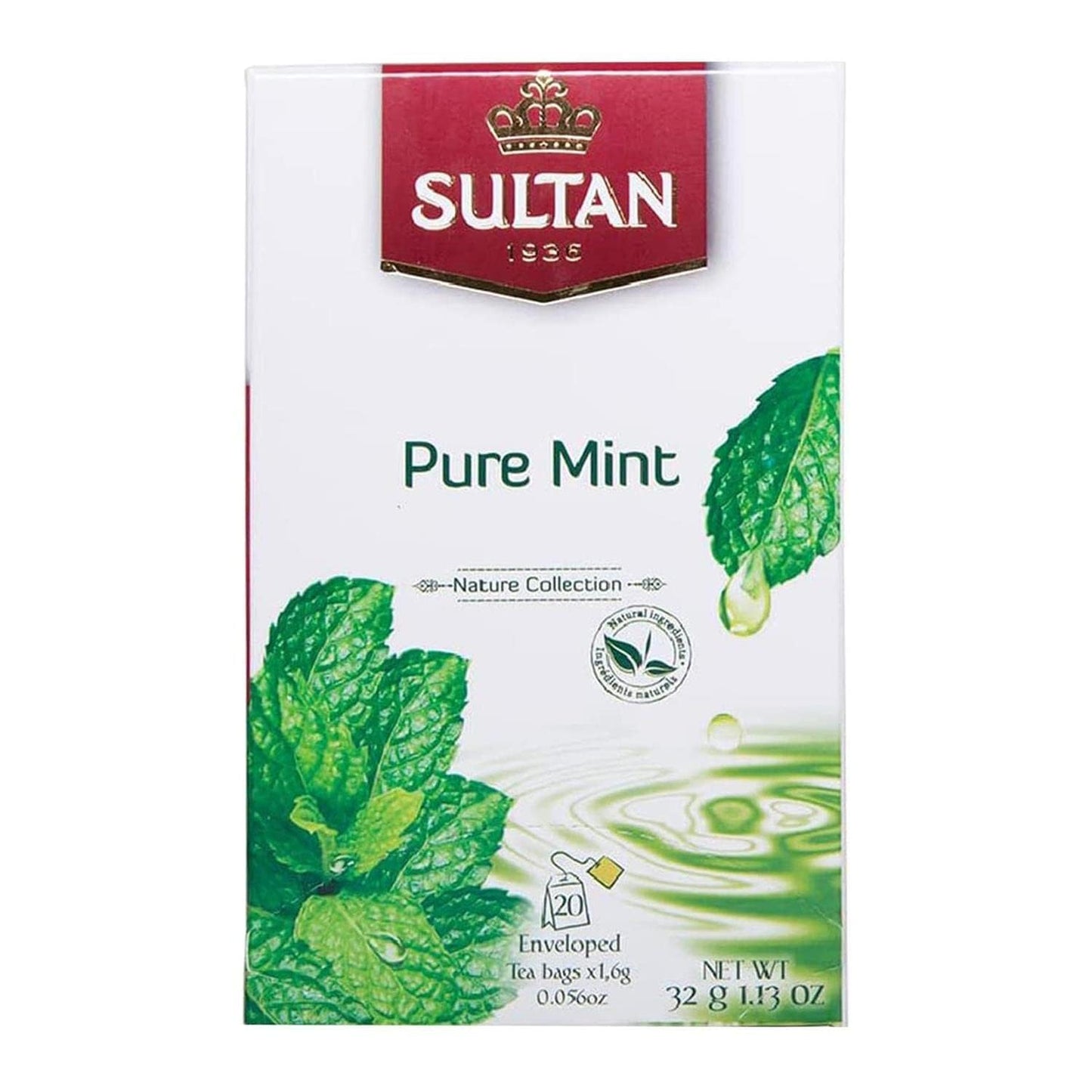 SULTAN TEA Moroccan Green Tea with Pure Mint & Tiznit Herbal Green Teas (Pack of 4-80 Tea Bags)