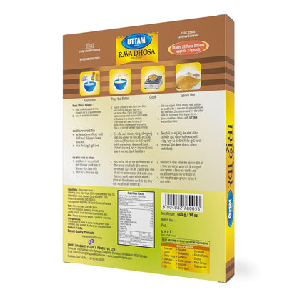 Uttam - Rava Dhosa instant mix 400 gms - Food / Masala / Dal