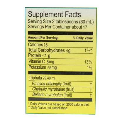 Vedic Triphalla Juice, Supports Clean Colon Detoxification 500ml - Ayurveda & Vitamins