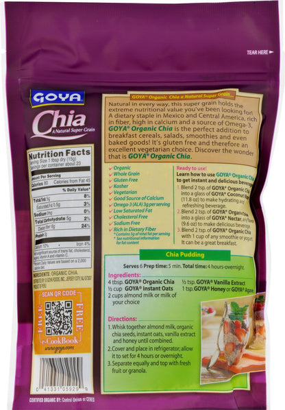 GOYA Organics- Chia 12 oz