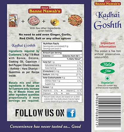 Banne Nawab's Kadai Goshth 45 gms