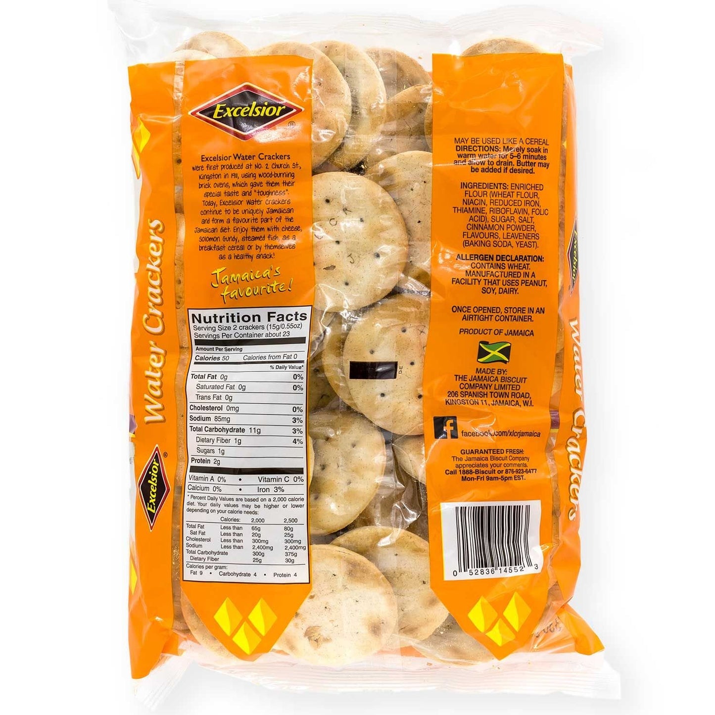 Excelsior Cinnamon Water Crackers, 10.57 oz (Pack of 10)