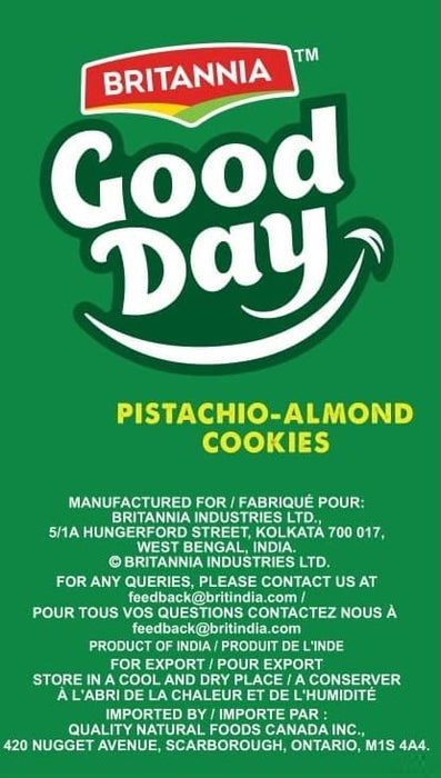 Britannia - Good Day Pistachio-almond Cookies Family Pack 600g