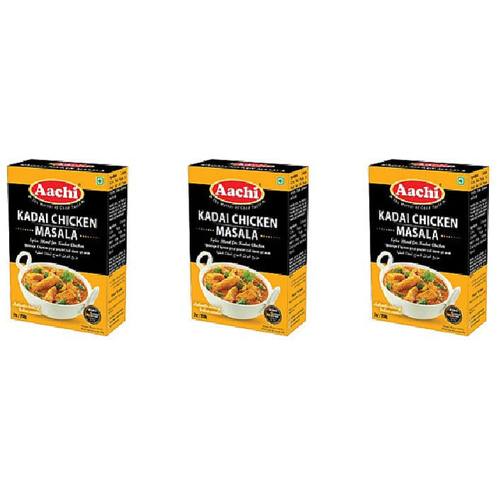 Pack Of 3 - Aachi Kadai Chicken Masala - 200 Gm