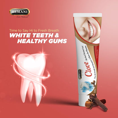 Clove Toothpaste 3.5 OZ (100g) I Whitening Effect with Clove, Mint and Liquorice I Strenghtens Gums I Fresh Breath