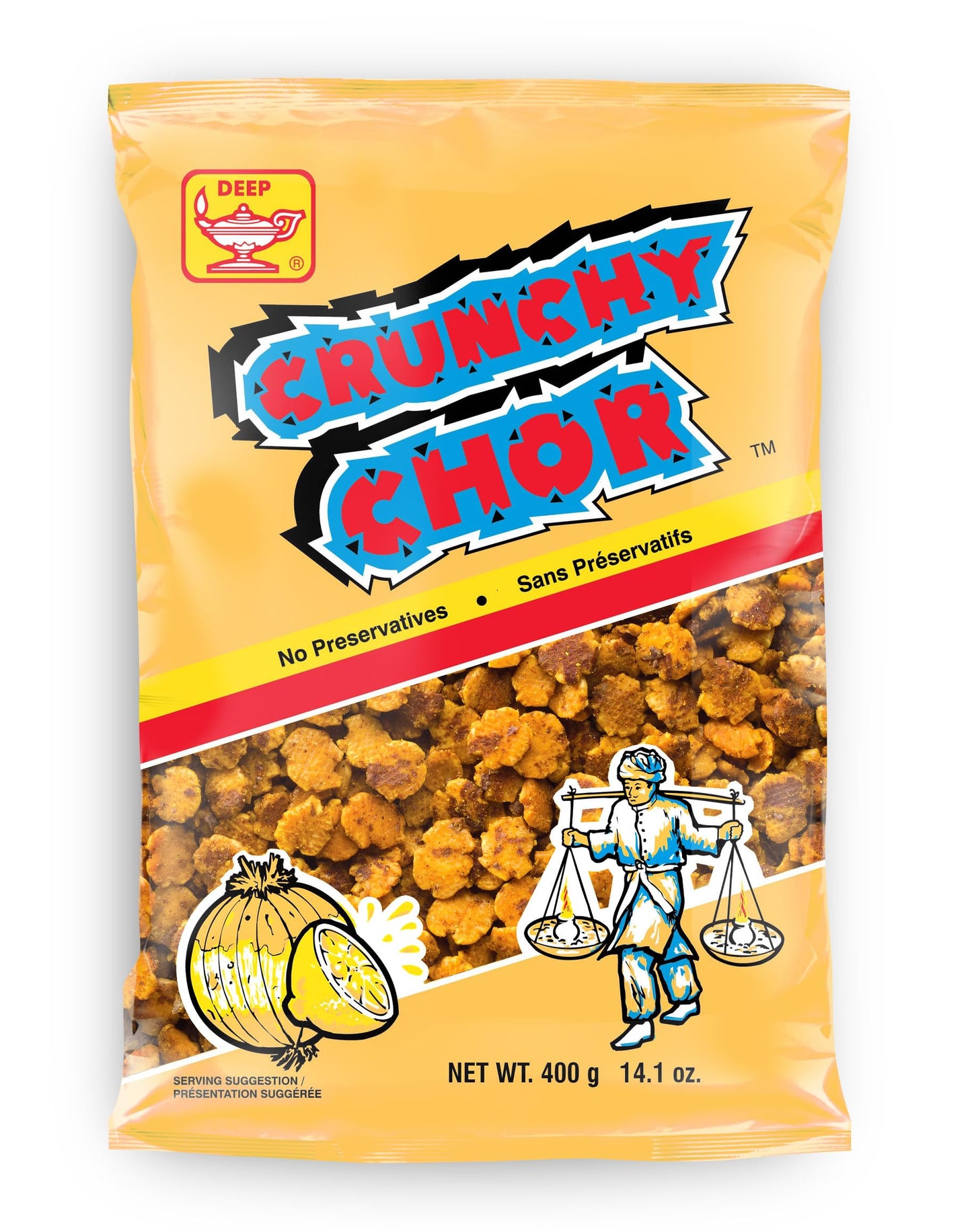 Deep Crunchy Chor - Home style Indian Namkeen - Ready to Eat Snacks - 14.1 oz