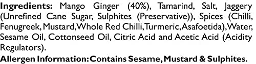 Mother's Recipe Mango Ginger Pickle 300 gms - Pickles & Paste