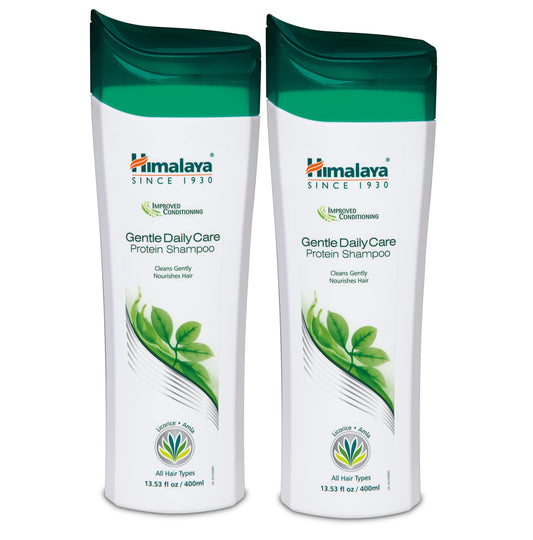 Himalaya Gentle Daily Care Protein Shampoo for Soft, Shiny, Healthy-Looking Hair, 13.53 oz, 2 Pack