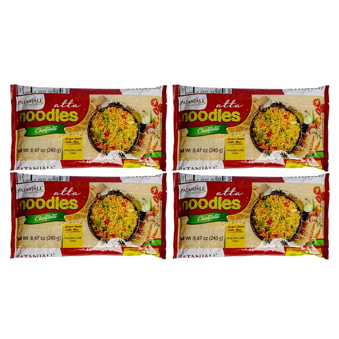 Patanjali Atta Noodles Chatpata (Pack Of 4) - 240g / 8.47 fl oz