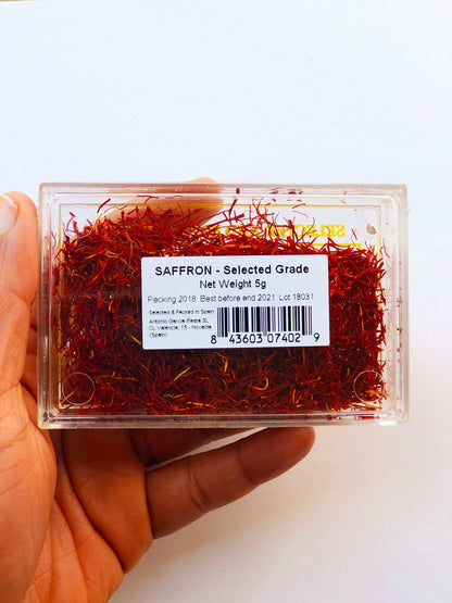 100% Pure Saffron Strands -The Gathering of Saffron Brand ( 5 Grams Pack)