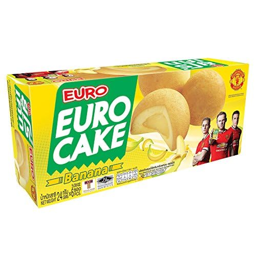 Euro Cake, Banana Cake, 144 g. [Pack of 1 piece]