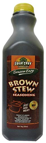 Spur Tree Beef Stew Seasoning Jamaican Brown Stew Seasoning with All-Natural And Fresh Ingredients Organic Beef Stew Seasoning Mix Authentic Jamaican Brown Stew Mix (35 Oz)