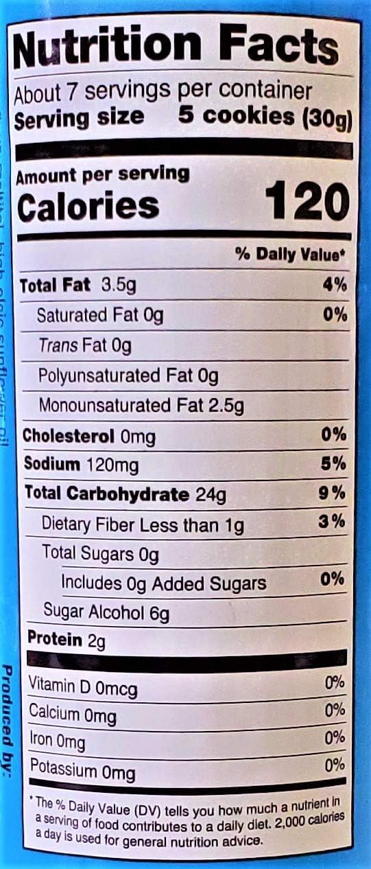 Gullon Sugar Free Maria Biscuits (3 Pack, Total of 21oz)