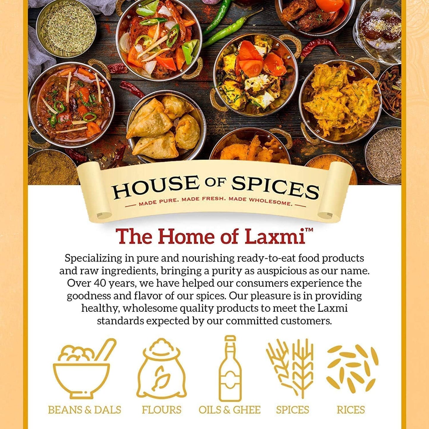 Laxmi Besan Gram Flour 2 lbs - Biscuits & Cookies